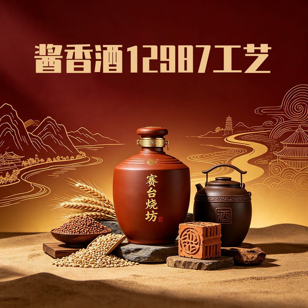 赛台烧坊传承茅台镇酱香酿造12987古法工序